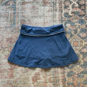 Blue Cotton Skirt